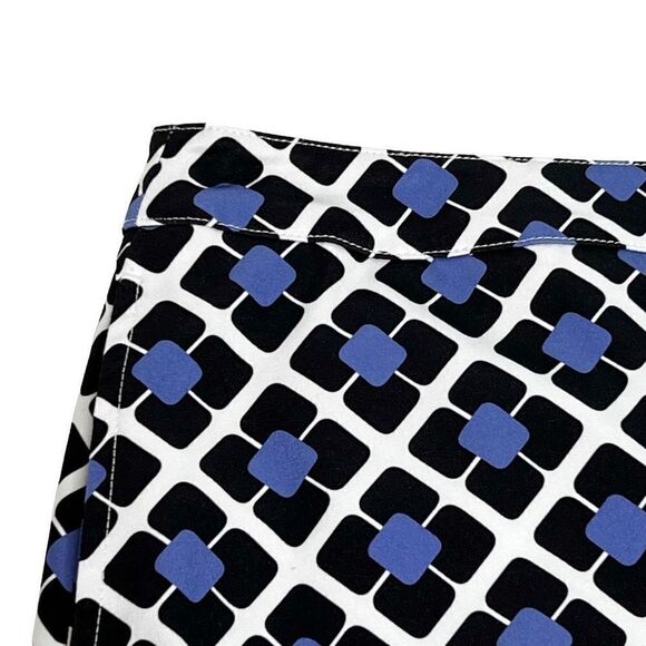 Greg Norman blue black and white print golf skort size 10 - Picture 3 of 13